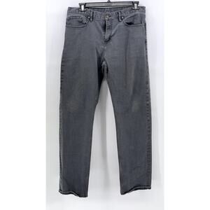 BANANA REPUBLIC Men's Dark Gray Straight Leg Jeans SZ 38X36